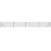 vidaXL Vielinė tinklinė tvora su smaigais, antracito spalvos, 1,1x10m