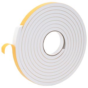 vidaXL Savigautinė putų juosta 20 vnt. Balta 20mm x 5m CR putplastis