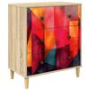 vidaXL I&scaron;traukalas spinta HEESCH Spalvų blokų ra&scaron;tas 66 x 36,5 x 75 cm
