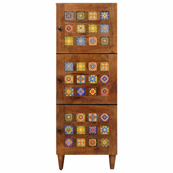 vidaXL Auk&scaron;tas spintelė graikinis rie&scaron;utmedis 40 x 33 x 110 cm