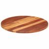 vidaXL Stalvir&scaron;is, 70cm, akacijos medienos masyvas, apskritas, 25&ndash;27mm