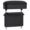 vidaXL Automobilio porankis, juodas, 23x8x(30-38)cm, ABS, universalus