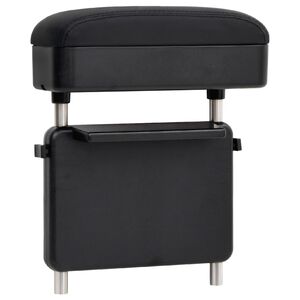 vidaXL Automobilio porankis, juodas, 23x8x(30-38)cm, ABS, universalus