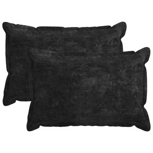 vidaXL Pagalvėlės užvalkalas 2 vnt. HOUTEN Antracito 30 x 50 cm