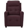 vidaXL Masažinis krėslas, violetinės spalvos, audinys