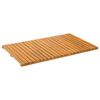 vidaXL Badematte Paprastas Ruda 80 x 50 cm Kietos akacijos mediena