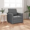 vidaXL Sofa lova 60cm Tamsiai pilka audinys
