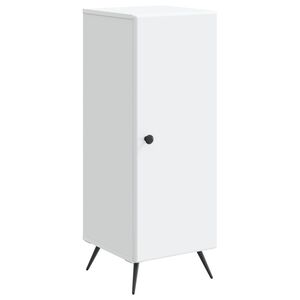 vidaXL Kabalas Balta 33 x 34,5 x 90 cm Apdirbta mediena