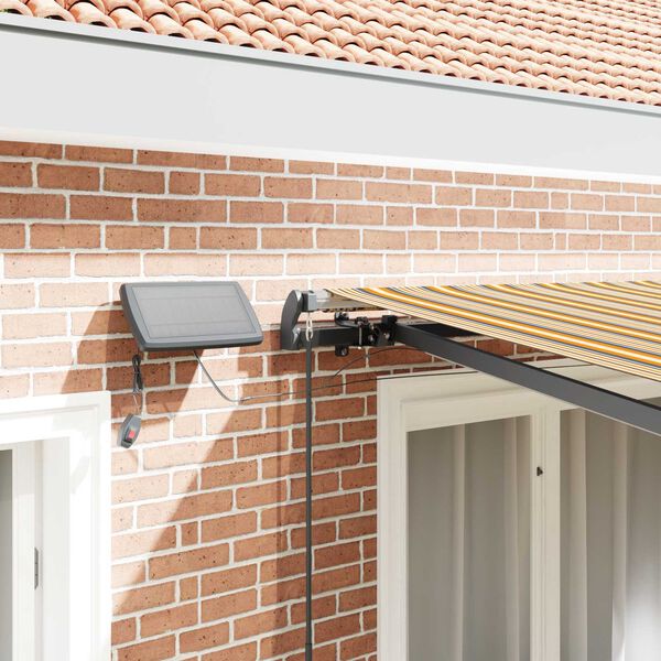 vidaXL I&scaron;traukiama markizė Įvairiaspalvis 350 x 250 cm audinys