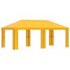 vidaXL Sodo Paviljonas 6 x 3 m Geltona Poliesteris ir plienas 190 gsm