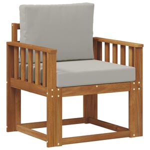 vidaXL Lauko sofa Tvirta akacijos mediena ir poliesteris