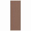 vidaXL Durų kilimėlis Ruda ir juoda 120 x 350 cm 100% poliamidas