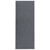 vidaXL Purvą sugeriantis kilimas-takelis, pilkos spalvos, 100x300cm