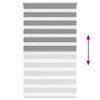 vidaXL Zebra Žaliuzė, Roletas 100 x 175 cm, Pilkas