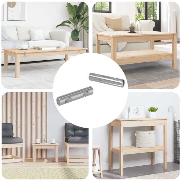 vidaXL Rie&scaron;utas 2 pcs Cinkuota 60 x 12 mm Geležis