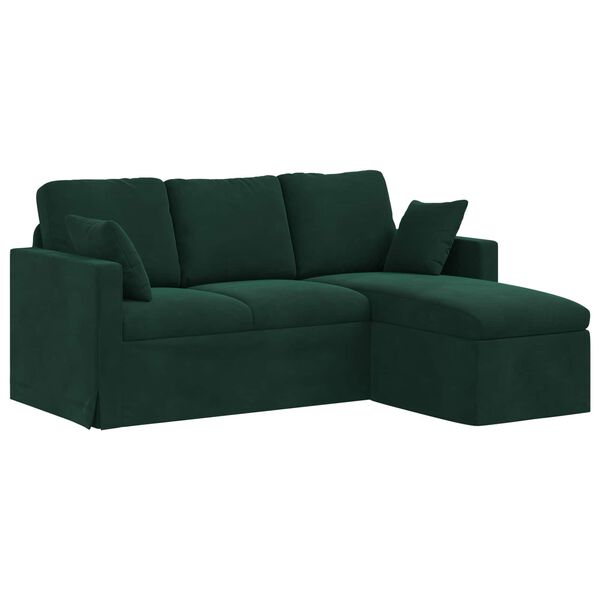 vidaXL Sofa Tamsiai žalia Bendri matmenys: 178 x 134 cm (P X G x A)