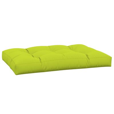 vidaXL Paletės pagalvėlė, ryškiai žalios spalvos, 120x80x12cm, audinys