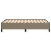 vidaXL Lovos rėmas be čiužinio, taupe spalvos, 120x200cm, audinys
