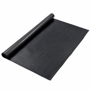 vidaXL Grindų kilimėlis Juoda 1,2 x 2 m Guma