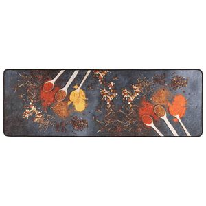 vidaXL Virtuvės kilimas, įvairių spalvų, 60x180cm, plaunamas