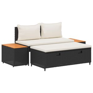 vidaXL Lauko sofos komplektas 4 -Seater 4 vnt. 55 x 30 x 39 cm