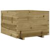 vidaXL Sodo lovelis, 70x70x49,5cm, impregnuota pu&scaron;ies mediena