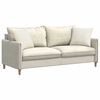 vidaXL Sofa Pagalvės 2 pcs Kreminė 45 x 45 cm Kordūrinis audinys