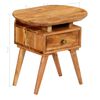 vidaXL Naktinis staliukas, 45x35x45cm, akacijos medienos masyvas