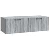 vidaXL Sieninė TV spintelė Pilka sonoma ąžuolo 98 x 41 x 30 cm