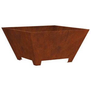 vidaXL Ugnies dubuo Rūdijanti 80 x 80 x 40 cm