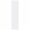 vidaXL Kampinė spintelė, baltos spalvos, 33x33x132cm, MDP