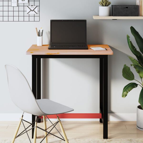 vidaXL Ra&scaron;omojo stalo stalvir&scaron;is, 80x55x2,5cm, bukmedžio masyvas