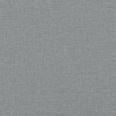 vidaXL Krėslas, šviesiai pilkos spalvos, 60cm, audinys