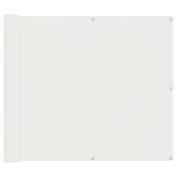 vidaXL Balkono Ekranas Baltas 100 x 1000 cm Oksfordo audinys