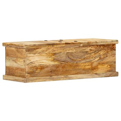 vidaXL Kavos staliukas, 100x50x35 cm, mango medienos masyvas