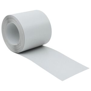vidaXL Sodo pertvaros, 10vnt., &scaron;viesiai pilkos, 252,5x19cm, PVC