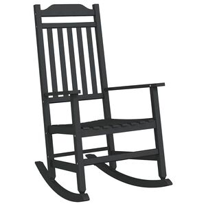 vidaXL Supamasis krėslas Juoda 84 x 65 x 114 cm Derva