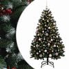 vidaXL Dirbtinė Kalėdų eglutė, žalia su žaisliuku 150 cm 150 LED