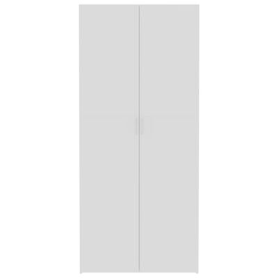 vidaXL Spinta, baltos spalvos, 80x35,5x180cm, med. drož. pl.