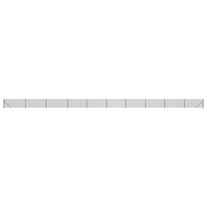 vidaXL Tinklinė tvora su flanšais, žalios spalvos, 1x25m