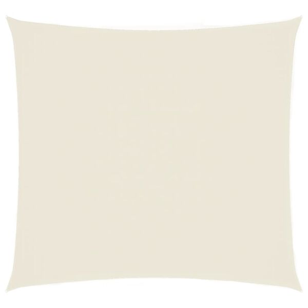 vidaXL Uždanga nuo saulės, kreminė, 4,5x4,5m, oksfordo audinys