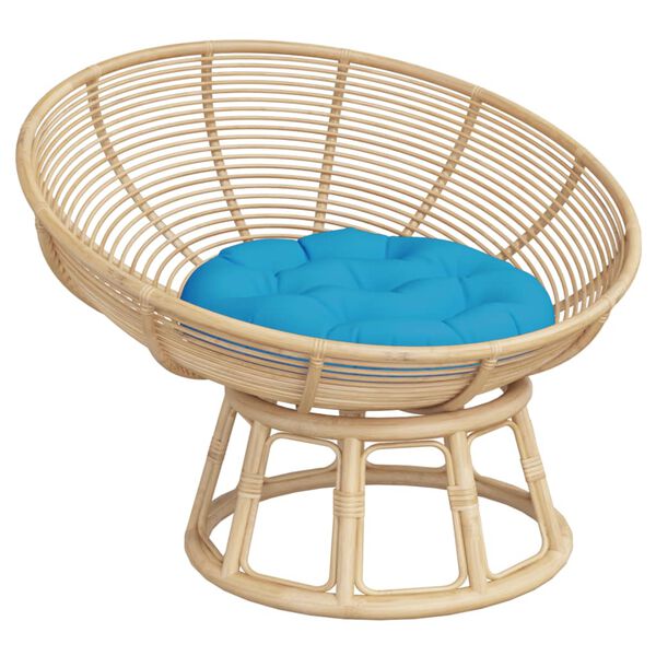 vidaXL Pagalvėlė, &scaron;viesiai mėlyna, 60x11cm, oksfordo audinys, apskrita