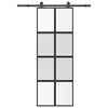 vidaXL Stumdomos durys su įrangos rinkiniu, 76x205cm
