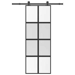 vidaXL Stumdomos durys su įrangos rinkiniu, 76x205cm