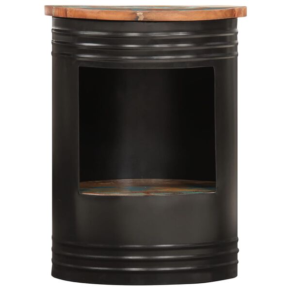 vidaXL Kavos staliukas, 43x55cm, perdirbtos medienos masyvas