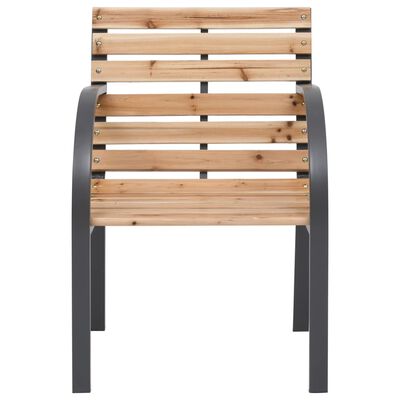 vidaXL Sodo kėdės, 2vnt., eglės medienos masyvas