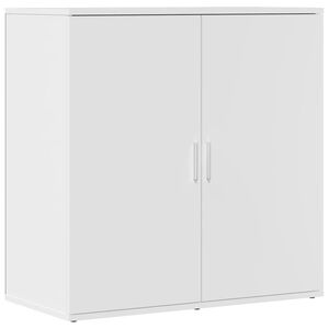 vidaXL &Scaron;oninė spintelė, baltos spalvos, 79x38x80cm, apdirbta mediena