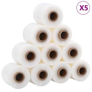 vidaXL Stretch Films 50 vnt Permatomos 23 µm 10 cm x 150 m