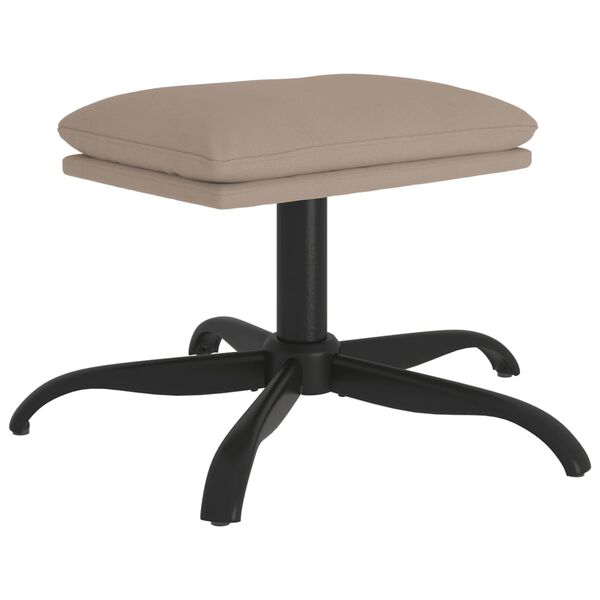 vidaXL Pakoja, šviesiai pilka, 60x60x36cm, mikropluošto audinys