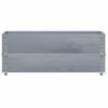 vidaXL Sodo lovelis, pilkas, 100x50cm, pu&scaron;ies medienos masyvas